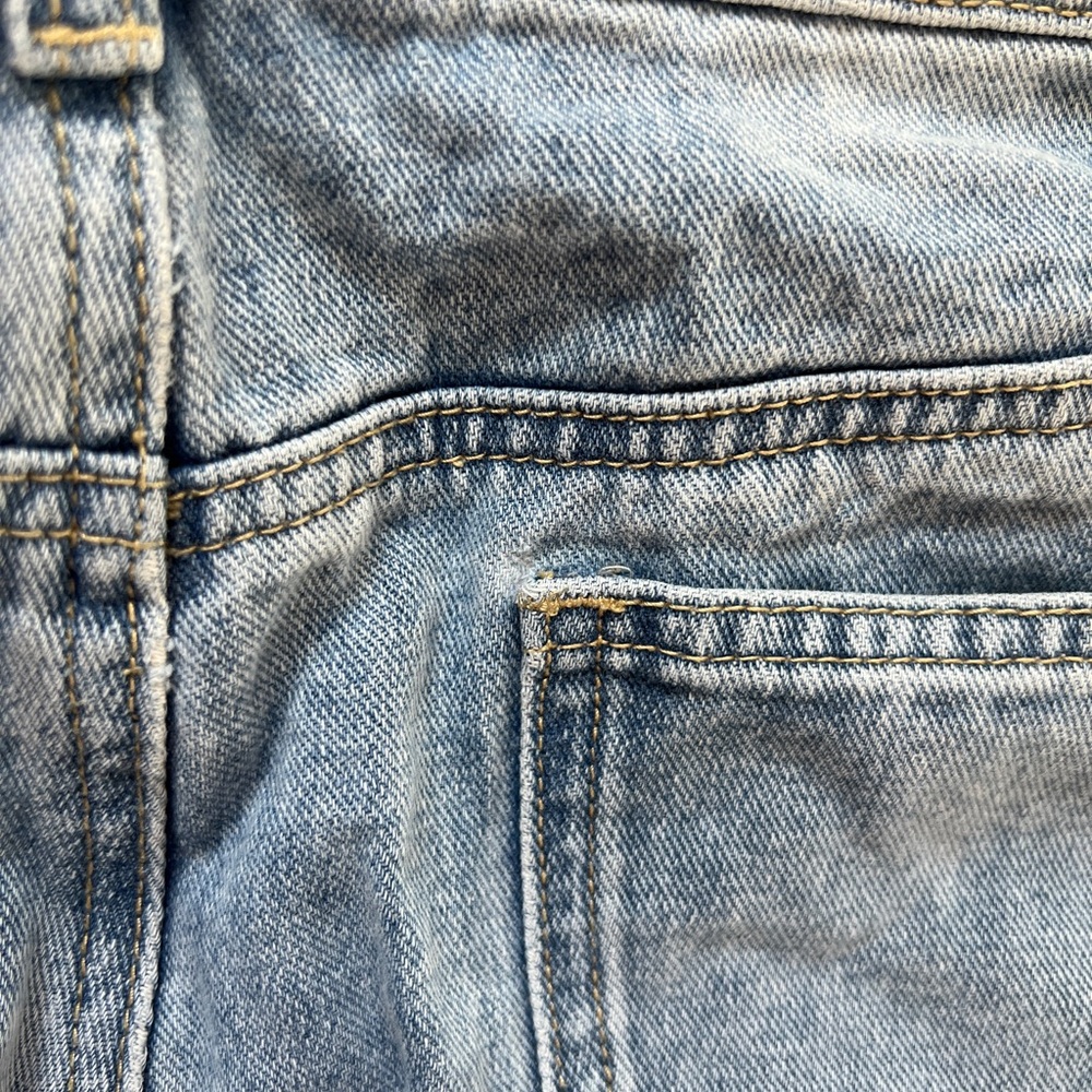 Peppermayo Keanna Low Rise Light Blue Wide Leg Baggy Denim Jeans - Picture 5 of 7
